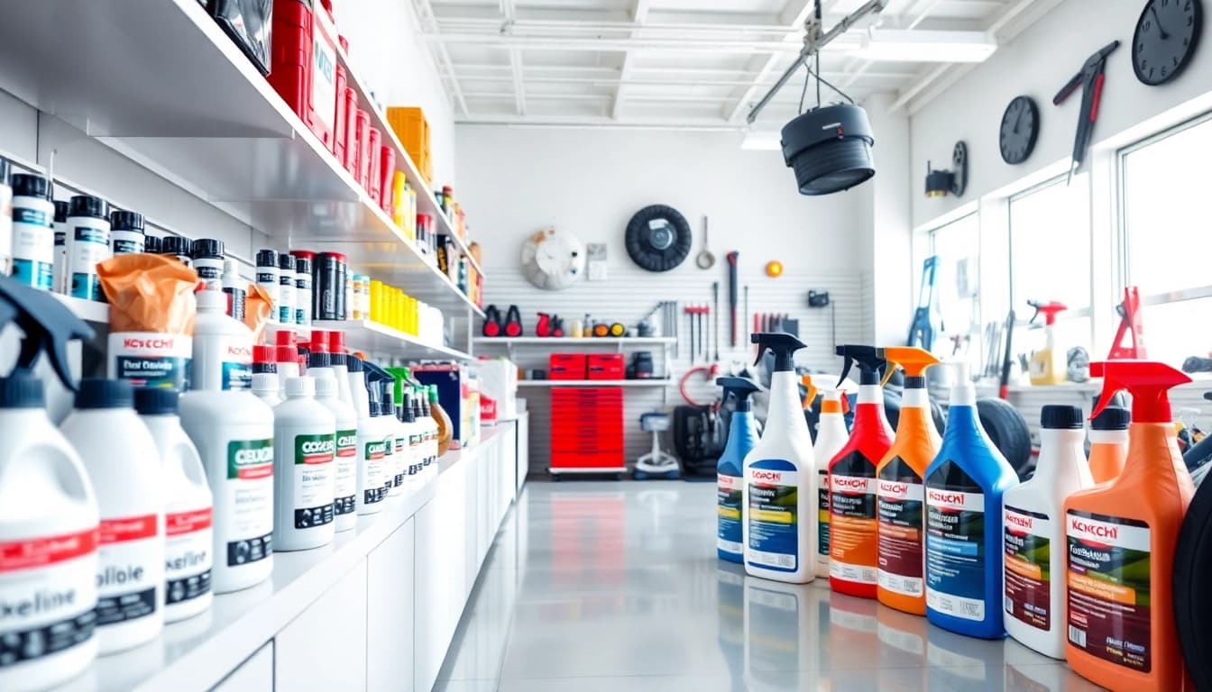 Koch Chemie Produkte zum Autopflegen in einem professionellen Detail-Shop