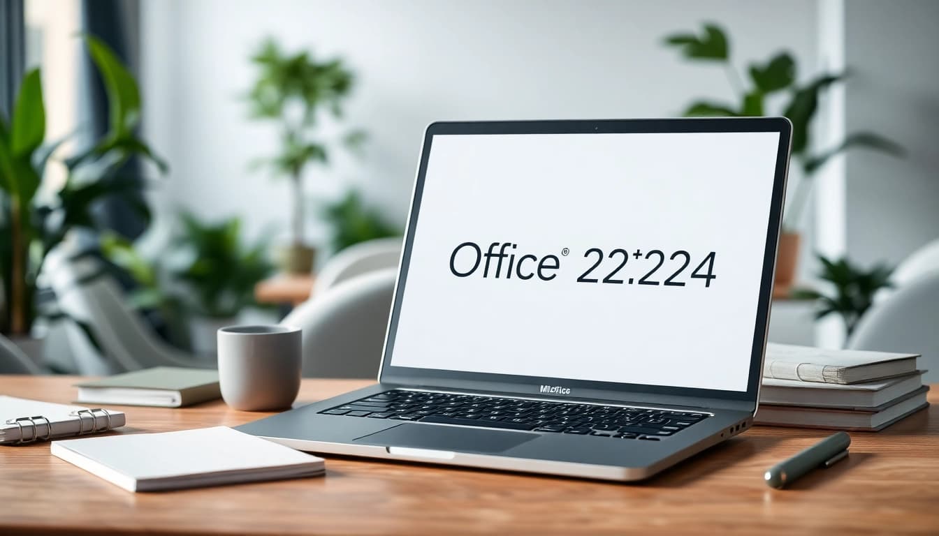 Erleben Sie die Funktionen von MS Office 2024 Pro Plus als Einzellizenz in einer modernen Arbeitsumgebung.