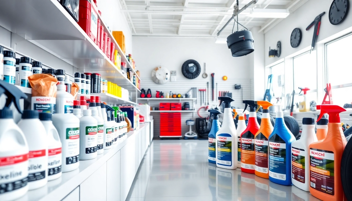 Koch Chemie Produkte zum Autopflegen in einem professionellen Detail-Shop