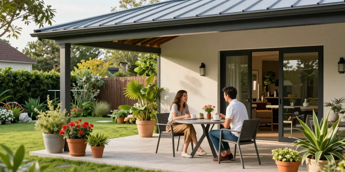 Terrassenüberdachungen aus Aluminium bieten stilvollen Wetterschutz und eine einladende Atmosphäre.