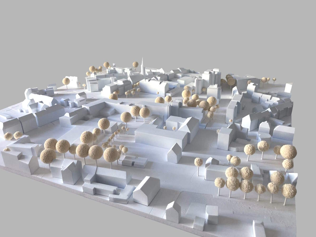 Metropolis Mastermind: Erneuerung urbaner Landschaften mit futuristischem Stadtbaumodell