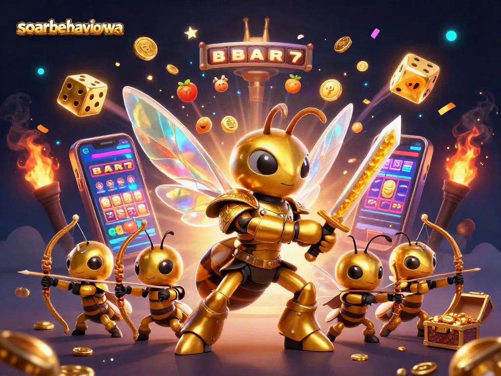 Engage with soarbehaviorwa's casino thrills as hornet warriors emerge in a vibrant game scene.
