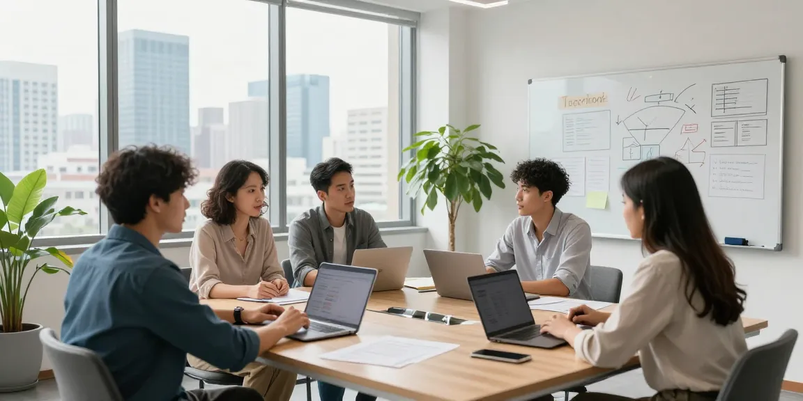 Transparente Teamdiskussion über schlechte Arbeitskultur in modernem Büro.