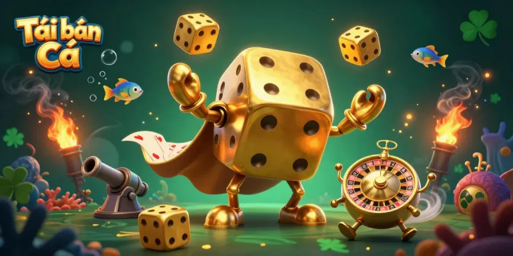 Experience the fun of Tải Bắn Cá with vibrant 3D sea creatures and dynamic action.