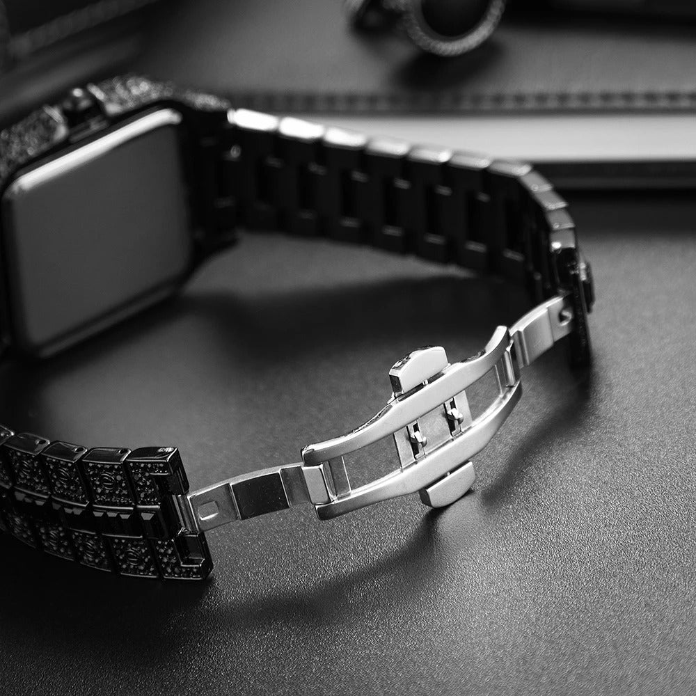 PITANI®️ Manschettenknöpfe mit integrierter Uhr – Die perfekte Mischung aus Mode und Funktion
