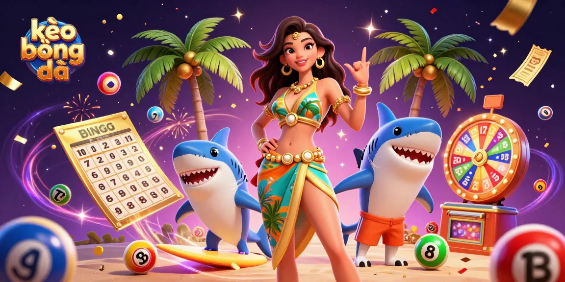 Engage with kèo bóng đá through vibrant 3D illustration featuring sports elements and fun characters.