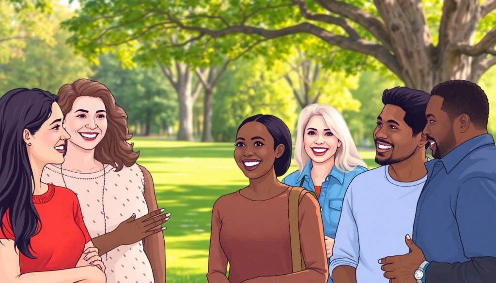 Promote mental health awareness through supportive interaction in nature.