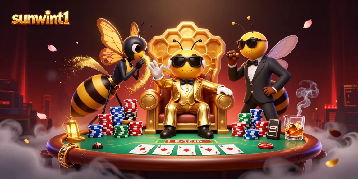 Join the thrilling sunwint1 casino adventure with a buzzing mob boss and poker excitement!